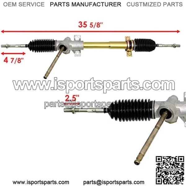 Rack And Pinion with Tie Rod Ends Compatible with John Deere Gator Ts/Gator Tx - Image 2