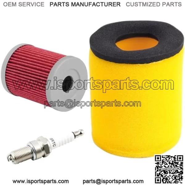 Air Filter 13781-19B00 FS-905, Oil Filter, Spark Plug for Suzuki Quadrunner 250 2x4, 4X4 (1988-2002), King Quad 300 4X4 (1991-2002)