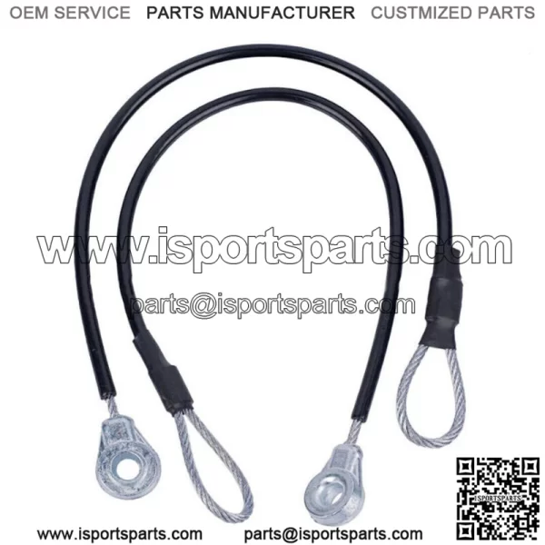 2* Tailgate Cables For John Deere Gators 6x4 HPX615E HPX815E XUV865R #M159508
