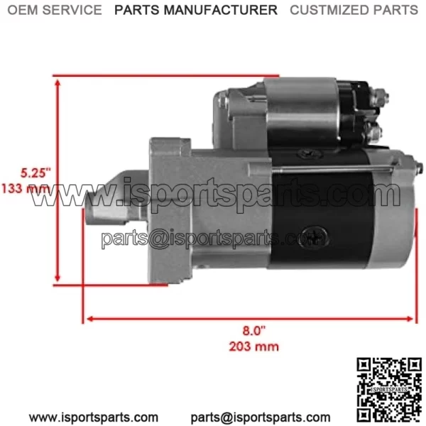MIA12023 Starter Compatible with John Deere XUV550 XUV560 XUV560E / S4 Gator - Image 2